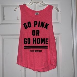 Pink tank top